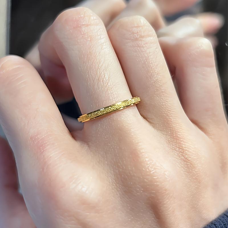 3PC Stacking Women's Rings, Elegant Minimalist Band Rings for Gifting, Weddings & Daily, Durable & Tarnish-Free,Mother's Day Valentine's Day