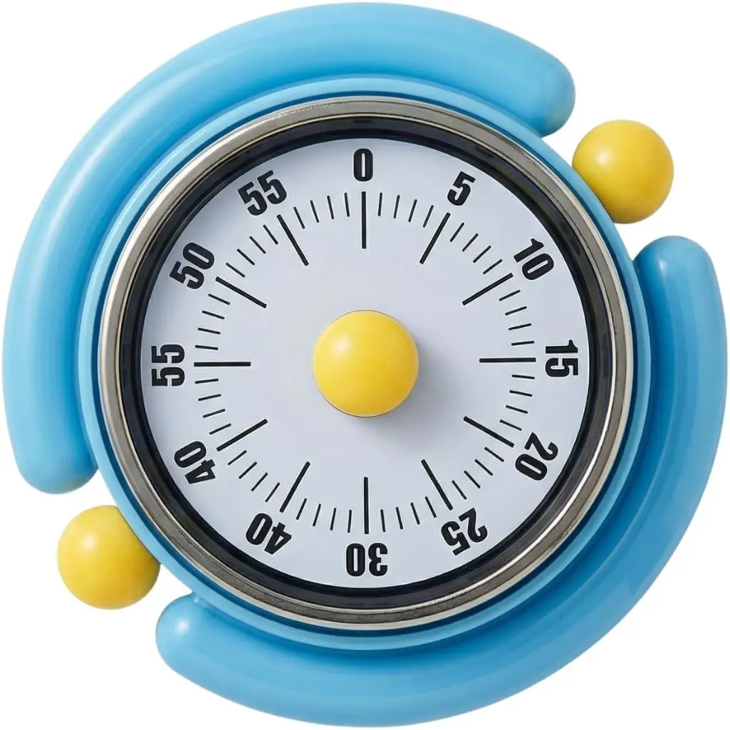 Magnetic Kitchen Timer, Cooking Countdown Reminder, Visual Mechanical Timer, Essential Kitchen Tool, Easy-To-Use Timing Device
