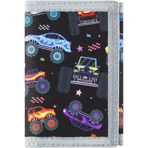Kids Wallet for Boys, Little Boys Wallet for Kids Ages 4-5-6-7-8-9-10-11-12, Monster Truck Toddler Wallets with Coin Pocket, Novelty Christmas & Birthday GiftsGift.