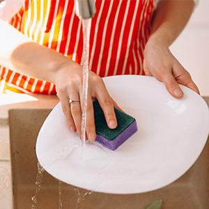 Soap Dispenser - 2 Pack, 18 Oz Antique Design Thick Glass Hand Soap Dispensers; with 304 Rust Proof Stainless Steel Pump, 6Pcs Clear Stickers, for Kitchen, Bathroom - Silver