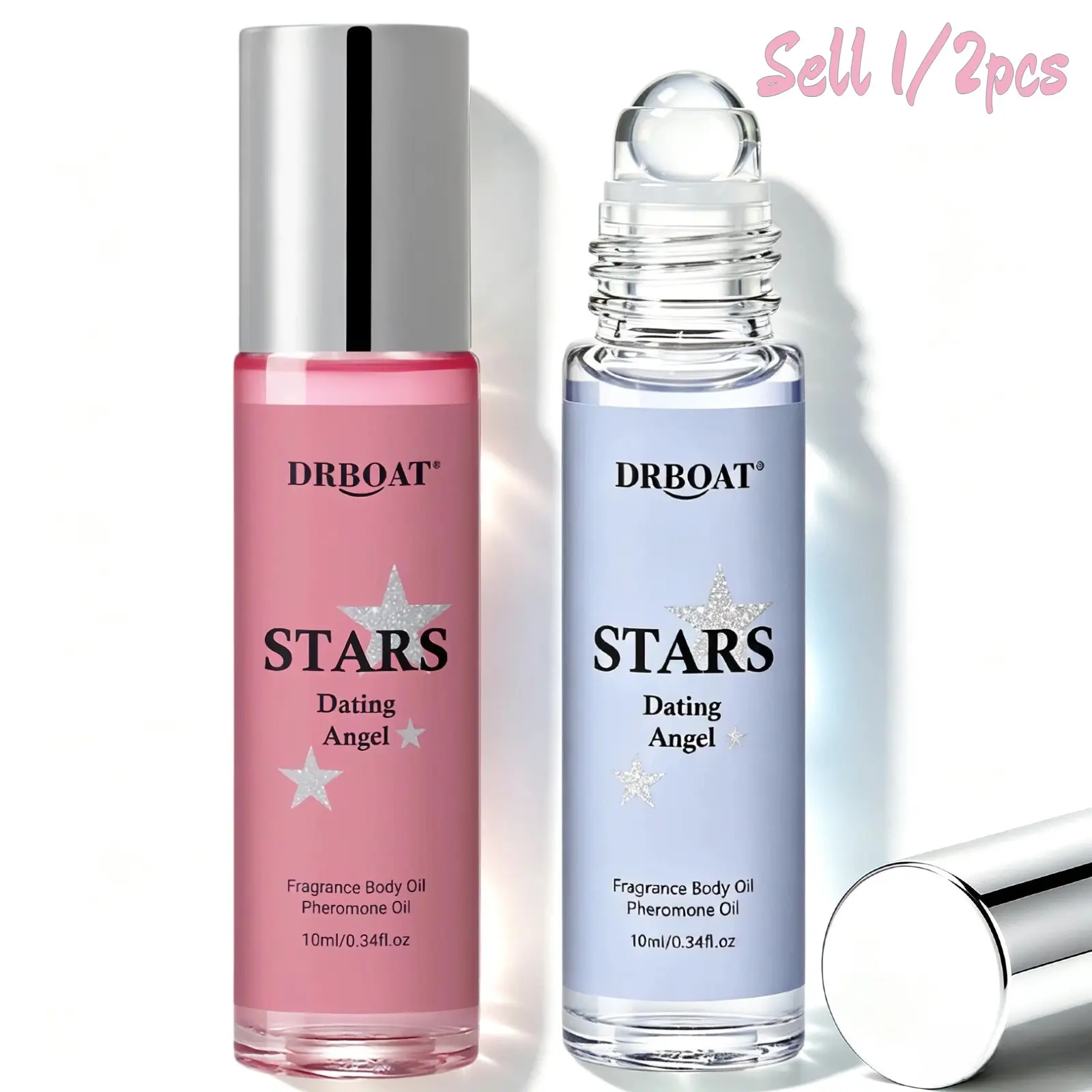 Angel Pheromone Oil - Dopamine Perfume Oil, 20ML, Oriental Fruity Floral Notes Fragrance Oil for Dates, Leisure, Work, Travel, with Peach, Jasmine & Freesia.