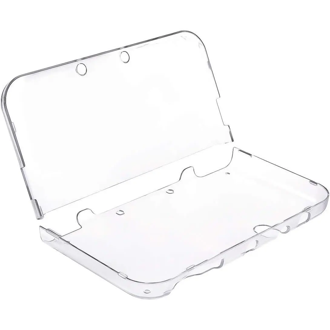 3DS XL Case - Ultra Clear  Transparent Hard Shell Protective Case Cover  for  2015  3DS XL LL - [  Hinge-less Design]