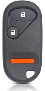Keyless Remote Car Key Fob Replacement for Honda Accord Acura TL KOBUTAH2T 1998 1999 2000 2001 2002 2003 72147-S0K-A02 72147-S84-A03 4 Button 1 Pack