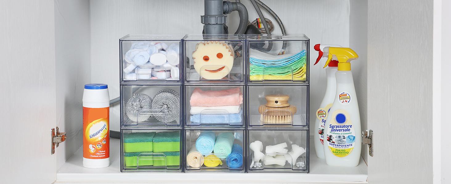 ZY 4 Pack Clear Small Stackable Storage Drawers,Acrylic Bathroom Makeup Organizer,Plastic Storage Bins For Vanity, Undersink, Kitchen Cabinets, Pantry, Home Organization Box Boxes Container Silicone Decoration Laundry Transparent ZY 4 Pack Clear Small Stackable Storage Drawers,Acrylic Bathroom Makeup Organizer,Plastic Storage Bins For Vanity, Undersink, Kitchen Cabinets, Pantry, Home Organization Box Boxes Container Silicone Decoration Laundry Transparent