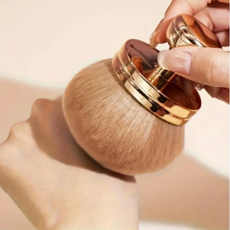 Extra Large Body Makeup Brush, 3-Inch Wide Head, Quick Full-Body Application, Soft Synthetic Fiber, Multitasker Brush, Perfect for Foundation, Loose Powder, Contouring, Bronzer Brush, Contoured Foundation Brush