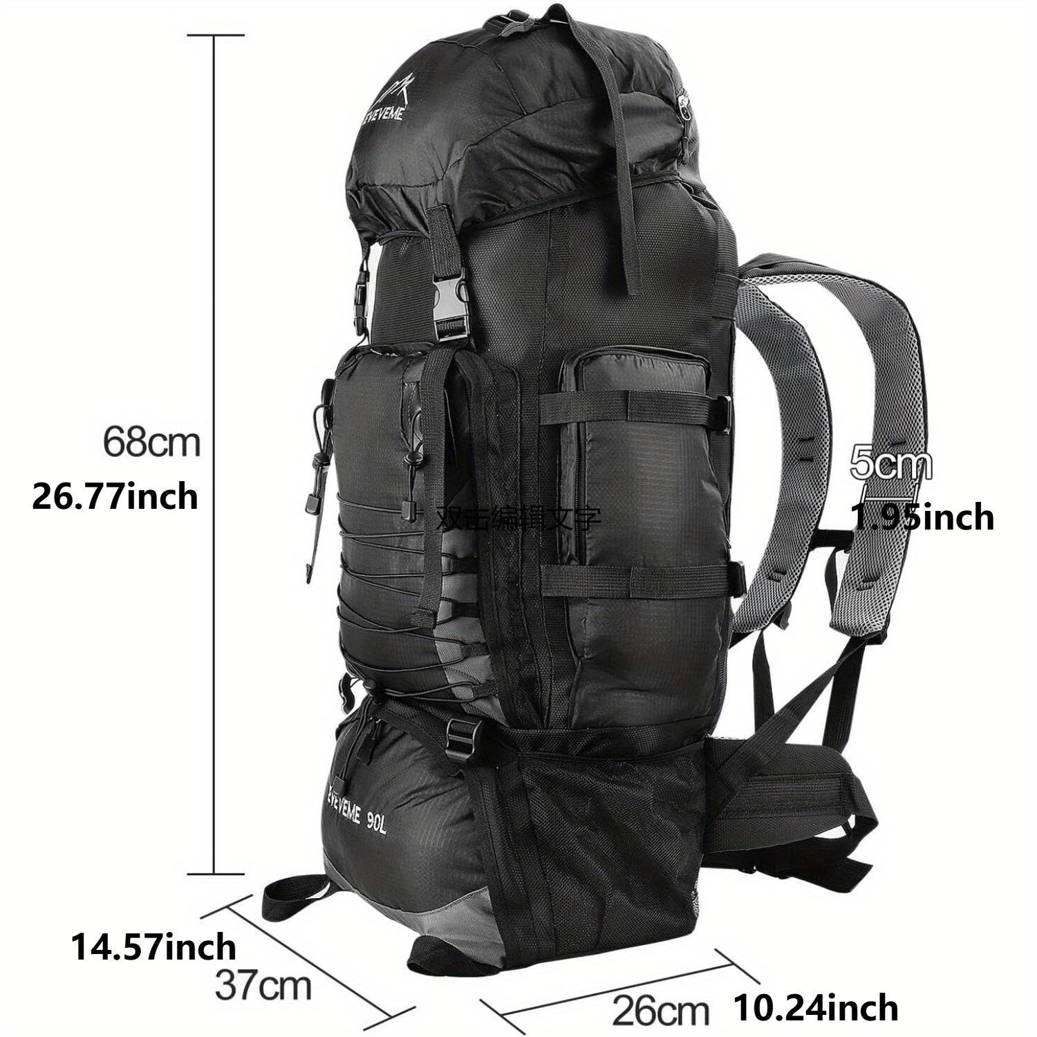 Stop playing Tetris with your camping gear.  90L mega daypack means you just throw everything in. Integrated hydration? Keeps you drinking hands-free. Ideal for long hauls.