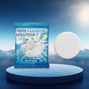 White Sneaker Cleaning Tablets - Athletic Shoes, Canvas Shoes, White Sneakers - Remove Yellow, Stain Removal, Brighten and Clean