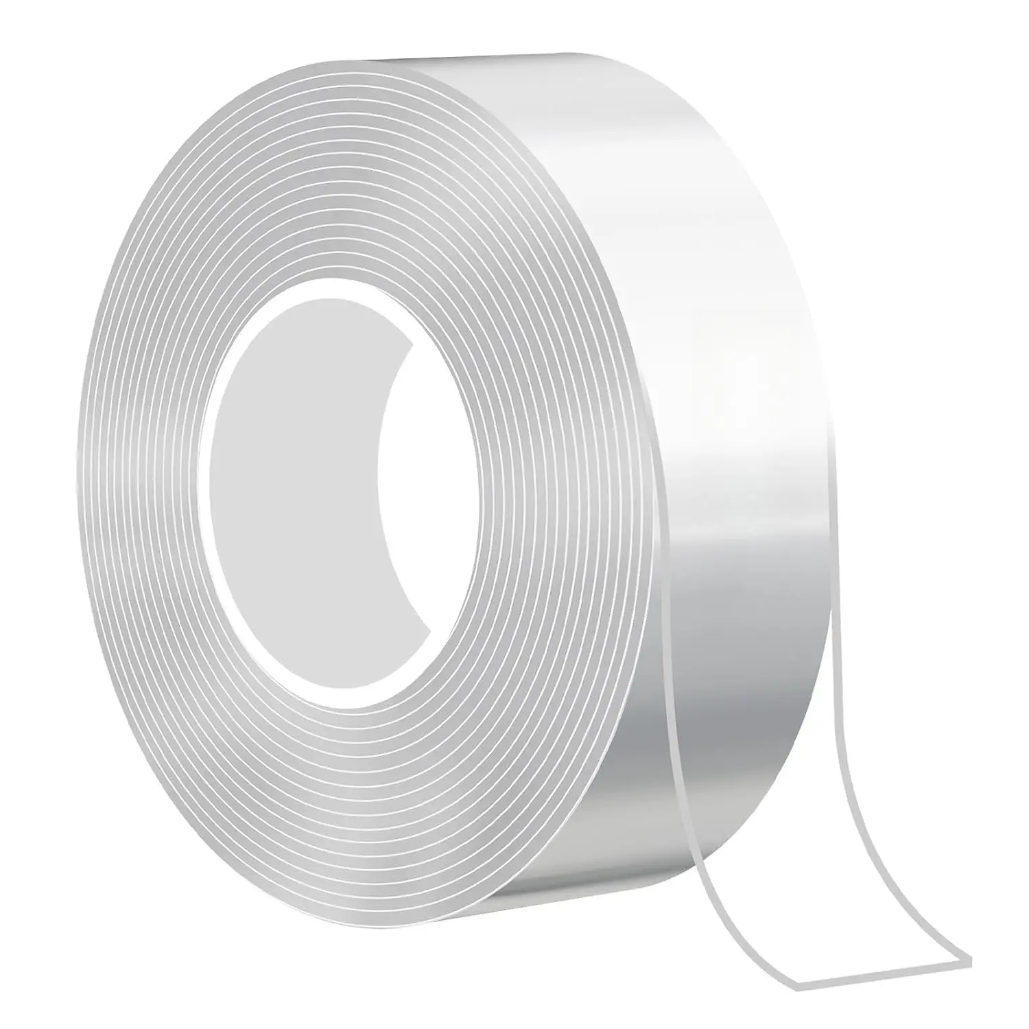 Double Sided  Mounting Tape, 10FT x 1/2in Clear Heavy Duty Adhesive  Tape, Removable No   Tape for LED Strip Lights, Picture Frames, Wall Decor,  Office Organization