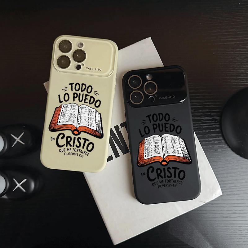 Bible Verse Aesthetic Christian Soft&Flexible TPU Silicone Phone Case For iPhone 17 Pro Max AIR 16 15 14 13 12 Plus Cases Durable|Shockproof|Full Camera Protection|Anti-Scratch|Anti-Fingerprint|Non-Slip|Slim Fit|Gift For Girlfriend/Men/Women