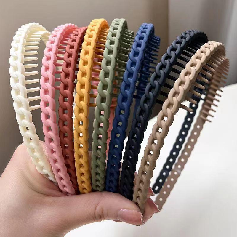 Special anti slip toothed headband for face washing, summer women's new high-end pressure hair headband, hair clip headband, hair accessory