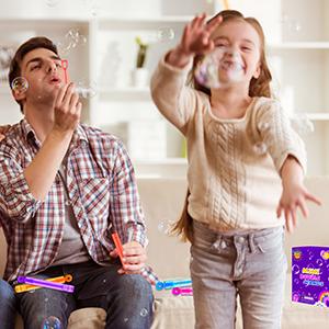 Easter Basket Goodie Bag Stuffer Fillers for Kids, 32 Pack Mini Bubble Wand Toys Gifts for Toddlers, Small Spring Birthday Camping Party Favor Supplies, Classroom School Stuff Prize Treats Non Candy