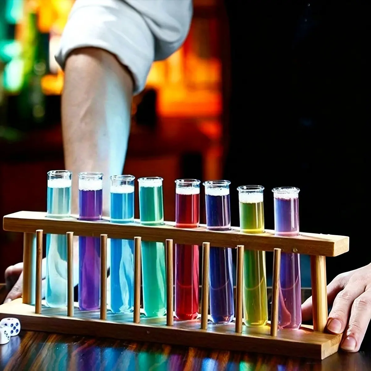 20/50/100pc Transparent Plastic Test Tubes, Containers, Ideal for Wine, Juice, Soda, Candy, Powder, Seed Storage, Party Gifts, Halloween, Wedding