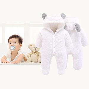 New(New)Newborn Baby Cartoon Bear Snowsuit Winter Coat Fleece Hooded Jumpsuit Romper for Girls Long Sleeve Cute Plain Design New(New)Newborn Baby Cartoon Bear Snowsuit Winter Coat Fleece Hooded Jumpsuit Romper for Girls Long Sleeve Cute Plain Design