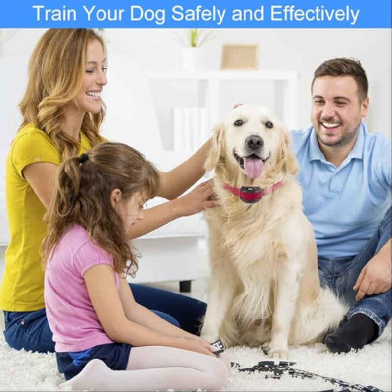 Vibrating Dog Collar, 1 Set Rechargeable & Waterproof Dog Training Collar with 2 Receivers, Training & Behavior Aids for Dogs