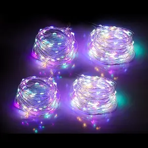 4 Pack Fairy Lights Battery Operated, String Lights 10ft 30 LEDs, Flashing and Constant Light Mode, Silver Wire Mini Lights for Festival, Christmas Decoration, Multicolor…fidget toys