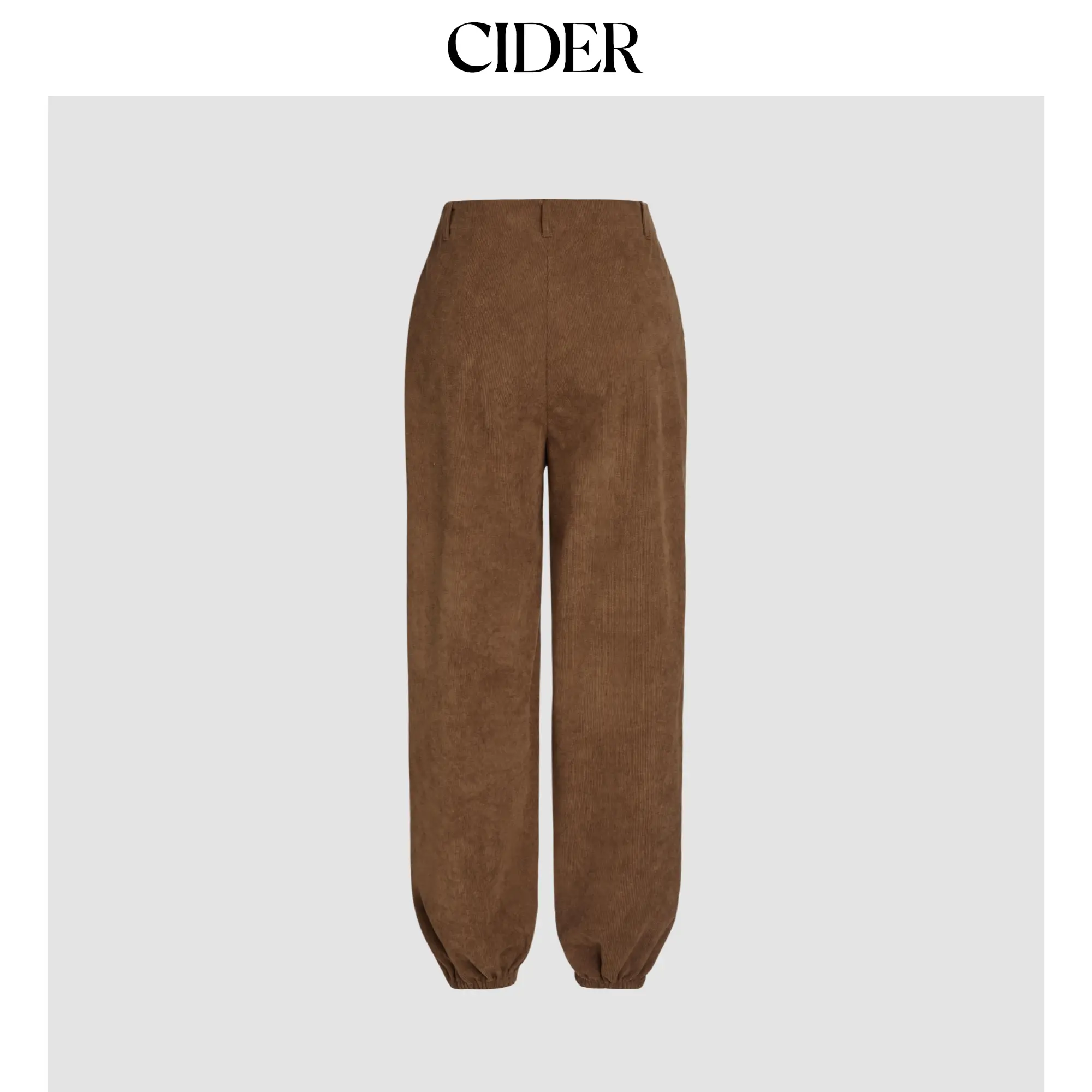 Cider [size 2-10] Corduroy Mid Waist Solid Joggers