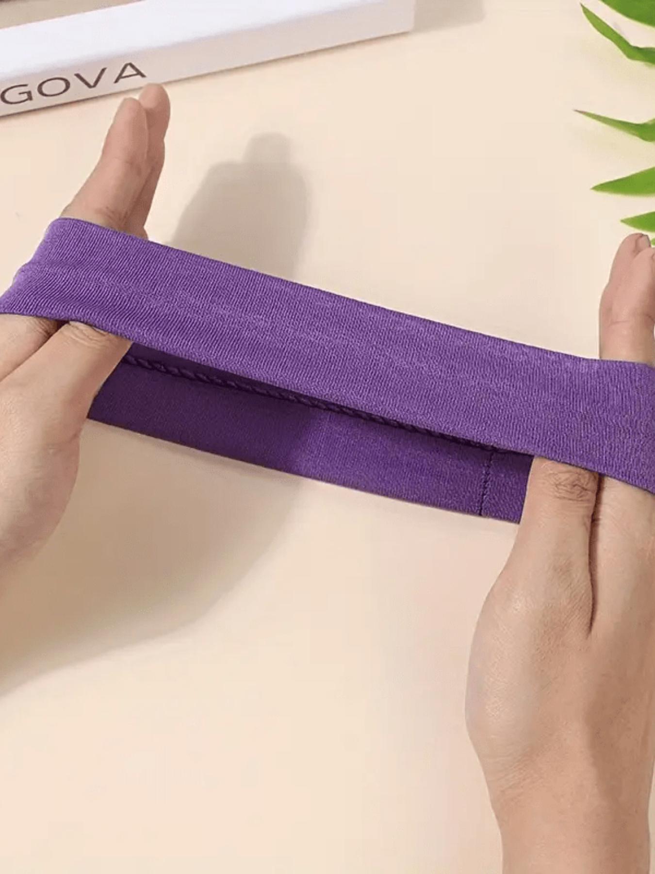 Solid Color Hair Band, High Stretch Hair Band for Women & Girls, Sweat Absorbing Hair Band for Gym Workout Running, Fashion Hair Accessories for Daily Wear, Elastic Headband