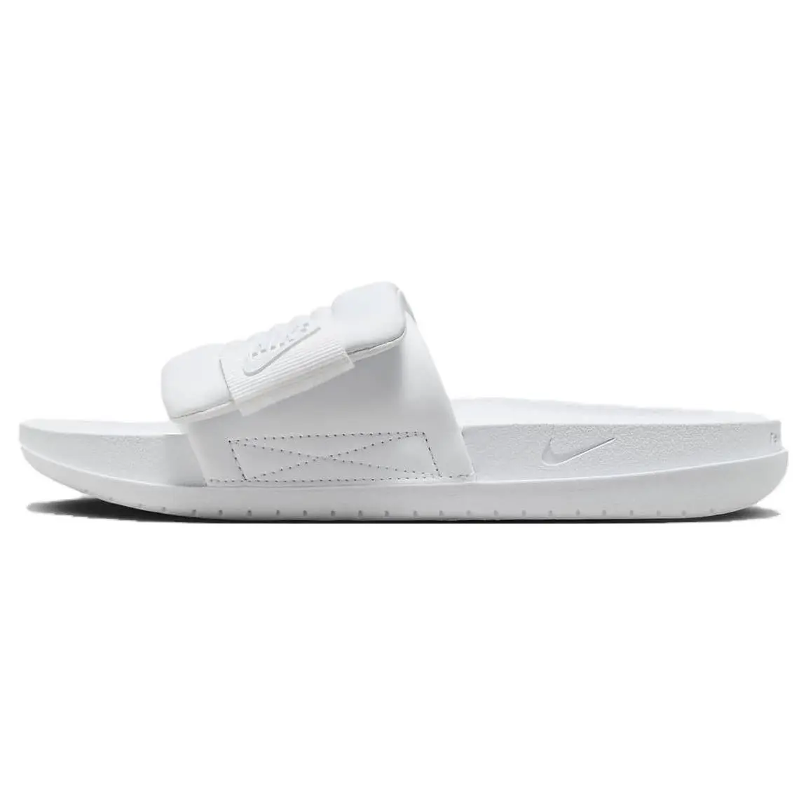 Nike Offcourt Women's Durable Breathable Slide Sandals in White Verifiable, with credentials and supporting global authentication