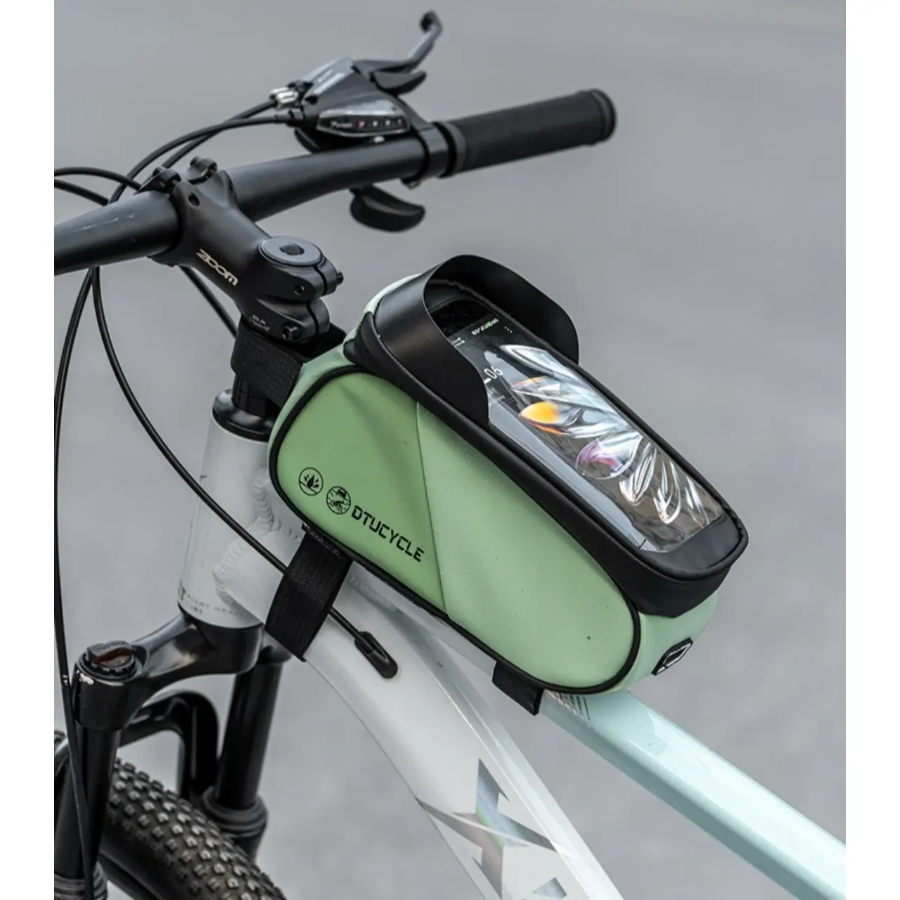 New Road Bike Bag, Mountain Bike Backpack, Large Capacity Touch Screen Waterproof, Bicycle Front Rack Bag, Cycling Gear Storage