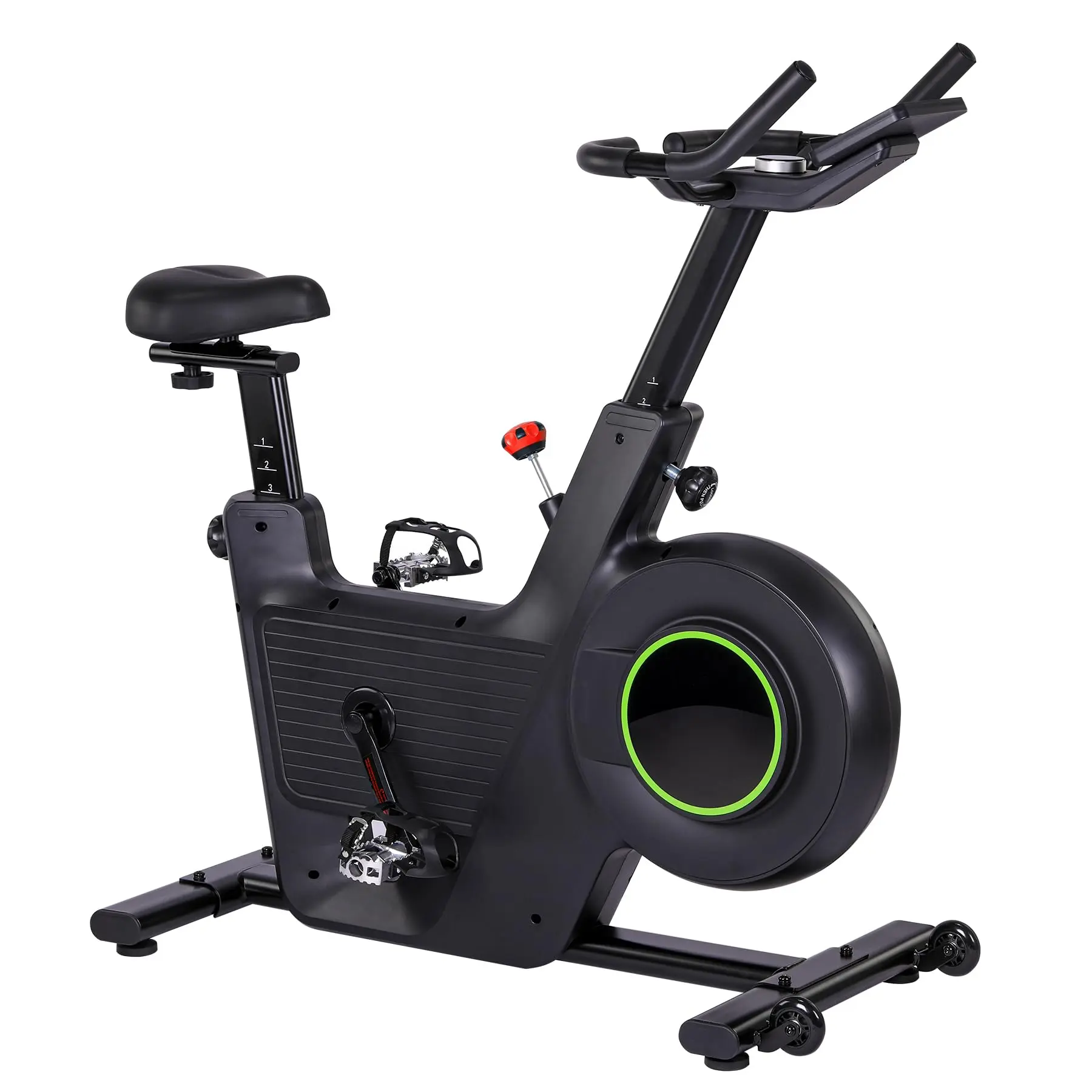 Black FridayGARVEE Exercise Bike, Plus Magnetic Resistance/Brake Pad Indoor Cycling Bike Stationary