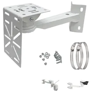 L-Shaped Dome Camera Mount, Wall-Mounted Bracket for Security Cameras, Corner Installation, Replacement Parts, No Ca Prop 65