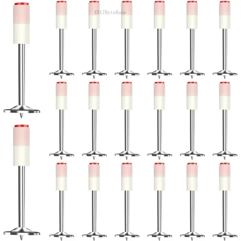 200 PCS Steel Concrete Nail Gun Nails Kit, 7.3 mm Diameter Bolts, Manual Drywall Nail Gun, Pistola De Impacto para Concreto Clavos, Multi-Purpose Nail Shooter Gun NailsXX17ByteBabe
