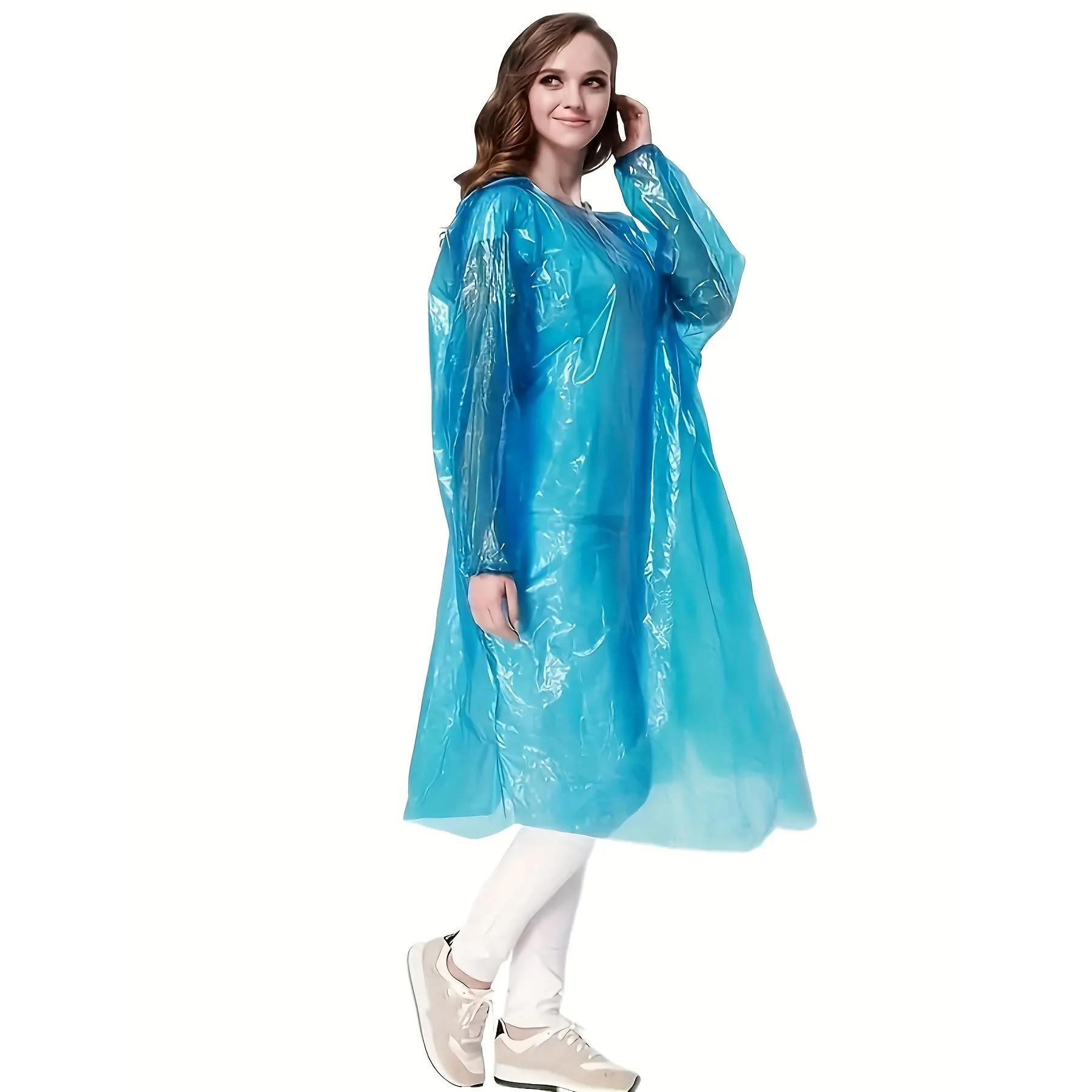 NEWDisposable Card Raincoat Portable Heavy Long Raincoat Adult Raincoat Compression Raincoat Disposable Raincoat