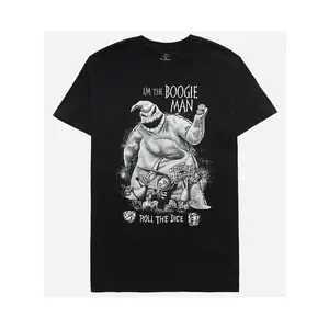 The best Oogie Boogie dice-rolling T-shirt, made from a soft and comfortable fabric, lightweight and supple, suitable for all seasons, available in a variety of colors and sizes.