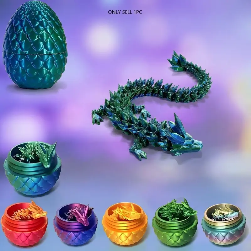3D Dragon Egg, Halloween, Christmas Gifts for Family and Friends, Holiday Party Gifts, Room Decor, Decoration Figure, Decorative Home Ornament, Decor Figurine Ornaments, Home Decor Statue, Collectible Figurine, Home Decor Sculptures