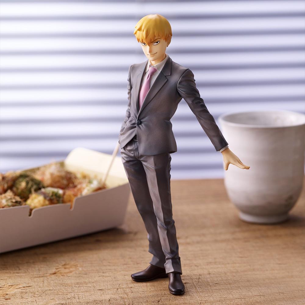 Anime Mob Figures Reigen Arataka action figure Standing pose Model Shigeo Kageyam Figure Doll Desktop Ornaments Collectible Toys