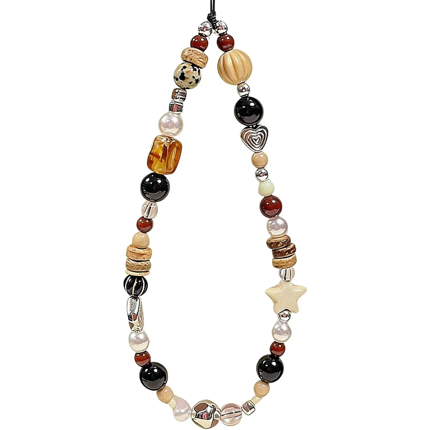 Cute Beaded Camera Wrist Strap for Phone, Digital Camera Charm Lanyard,  Beaded Chain for Bag