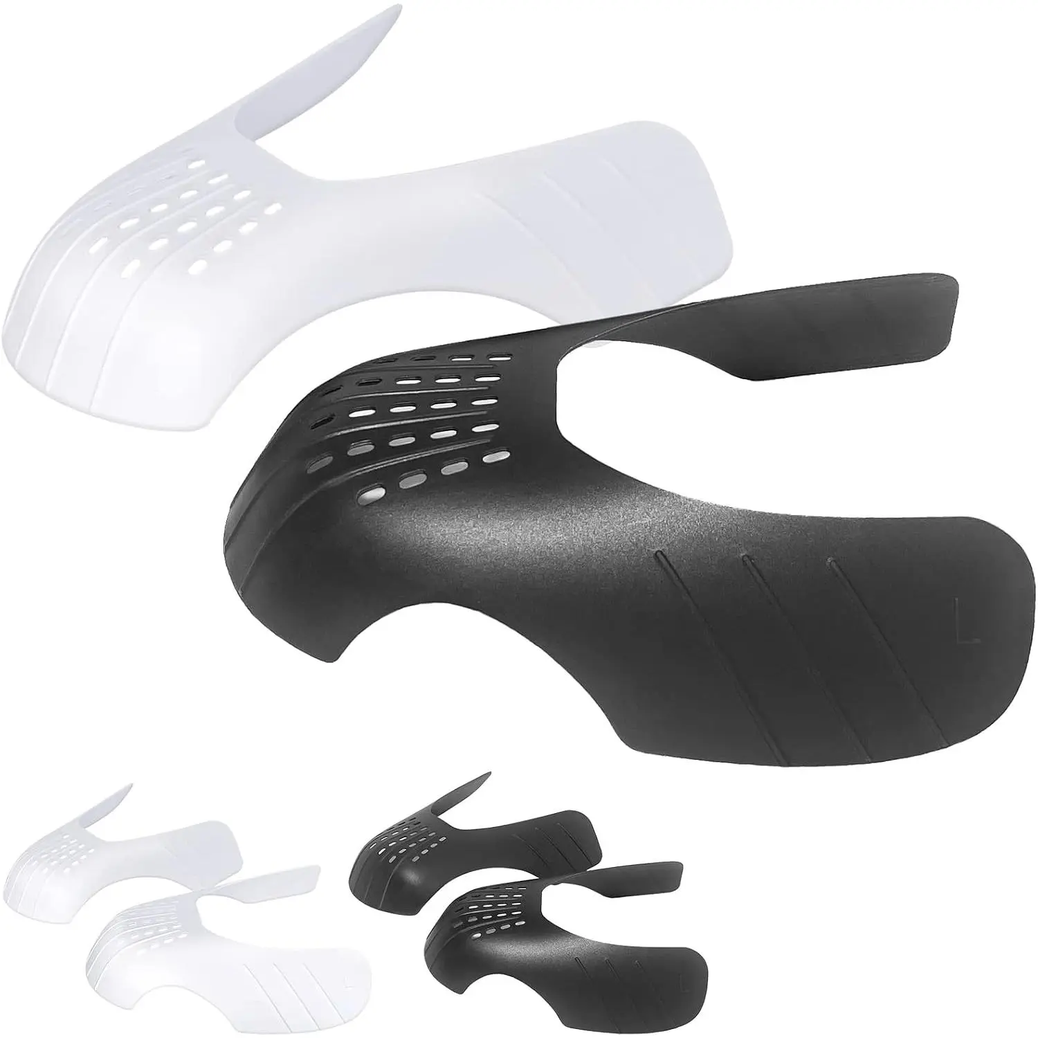Crease Protector Shoe Guard for Sneakers: Air Force Jordans Dunks, 2 Pairs Anti Crease Shoe Protector for Men Women