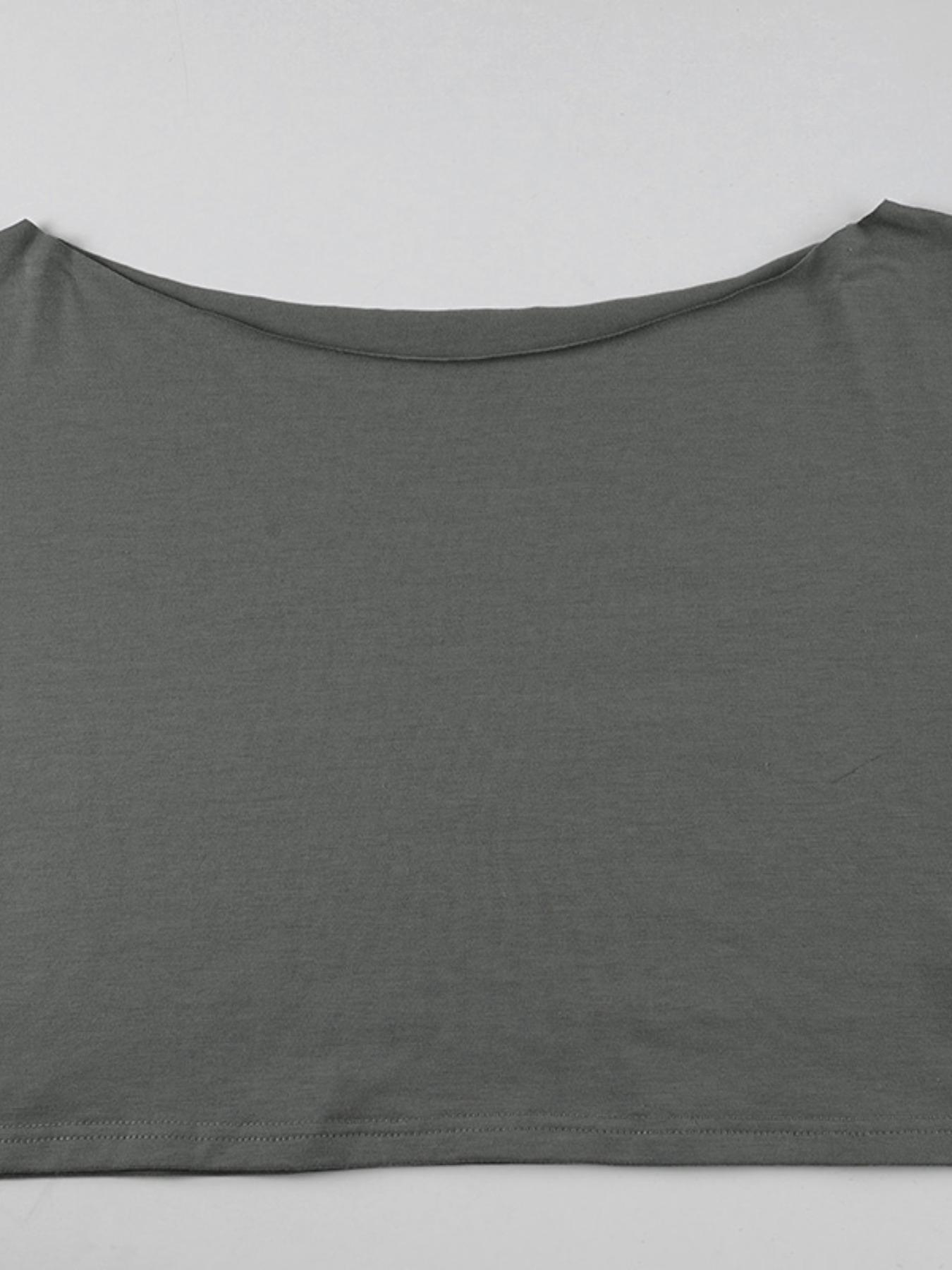 Casual Loose-Fitting Short Sleeve T-Shirt for Summer, Comfortable and Versatile Knit Fabric, Perfect for Everyday Wear, Top