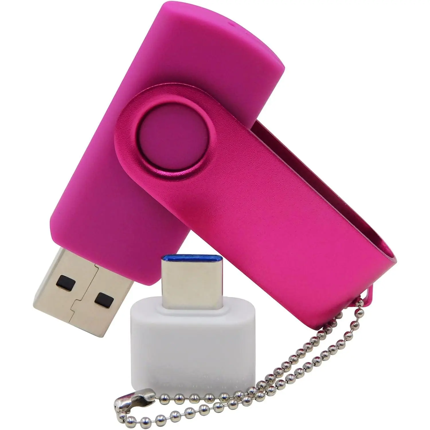 512MB USB Flash Drives Thumb Drive U Disk PenDrive Memory Sticks with Type C & OTG Transformer for Pupil Student Presents ()