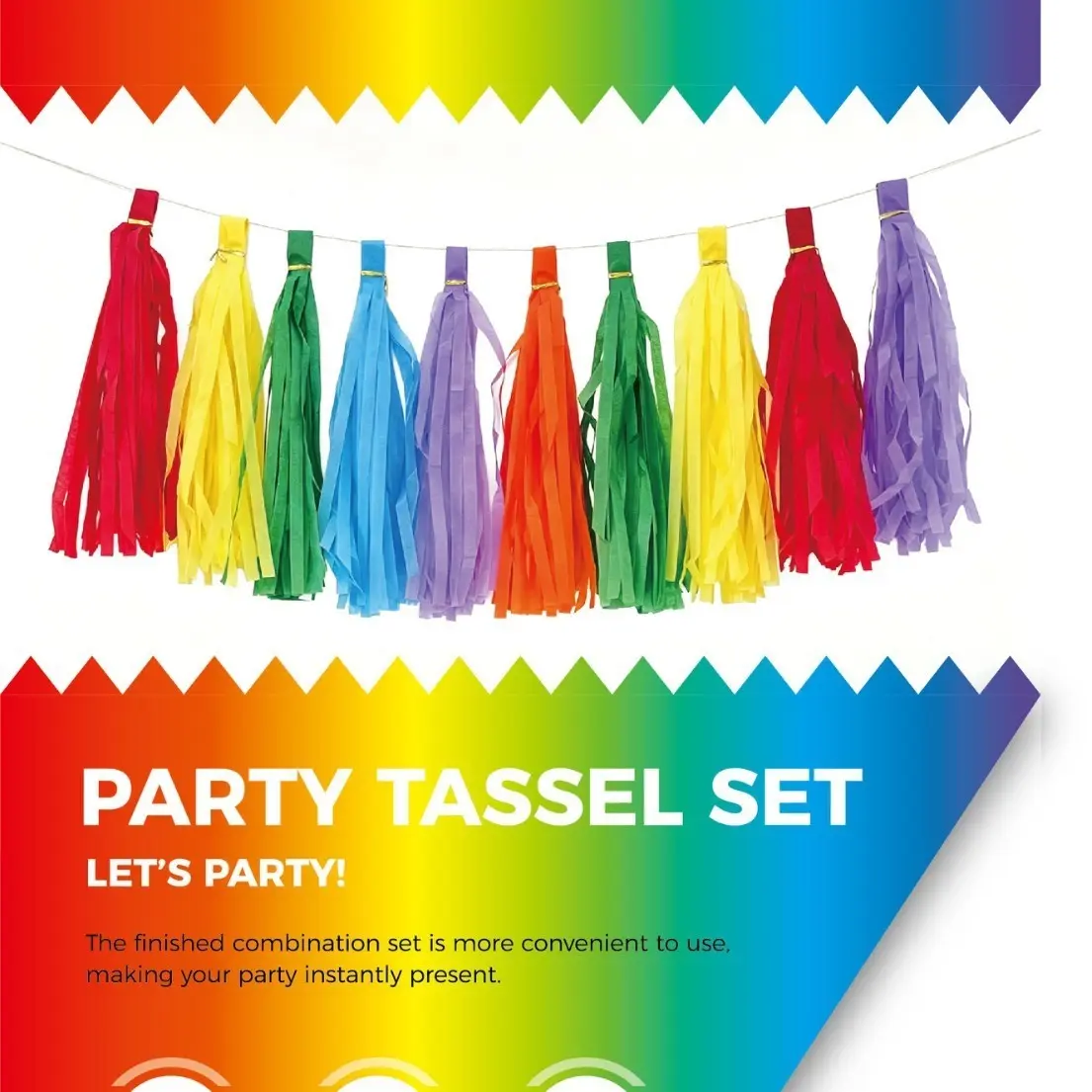 Tassel Festival Party Wedding Wall Decoration, Birthday Party Setup, Halloween Christmas Graduation Decorations, Various Holiday Ornaments