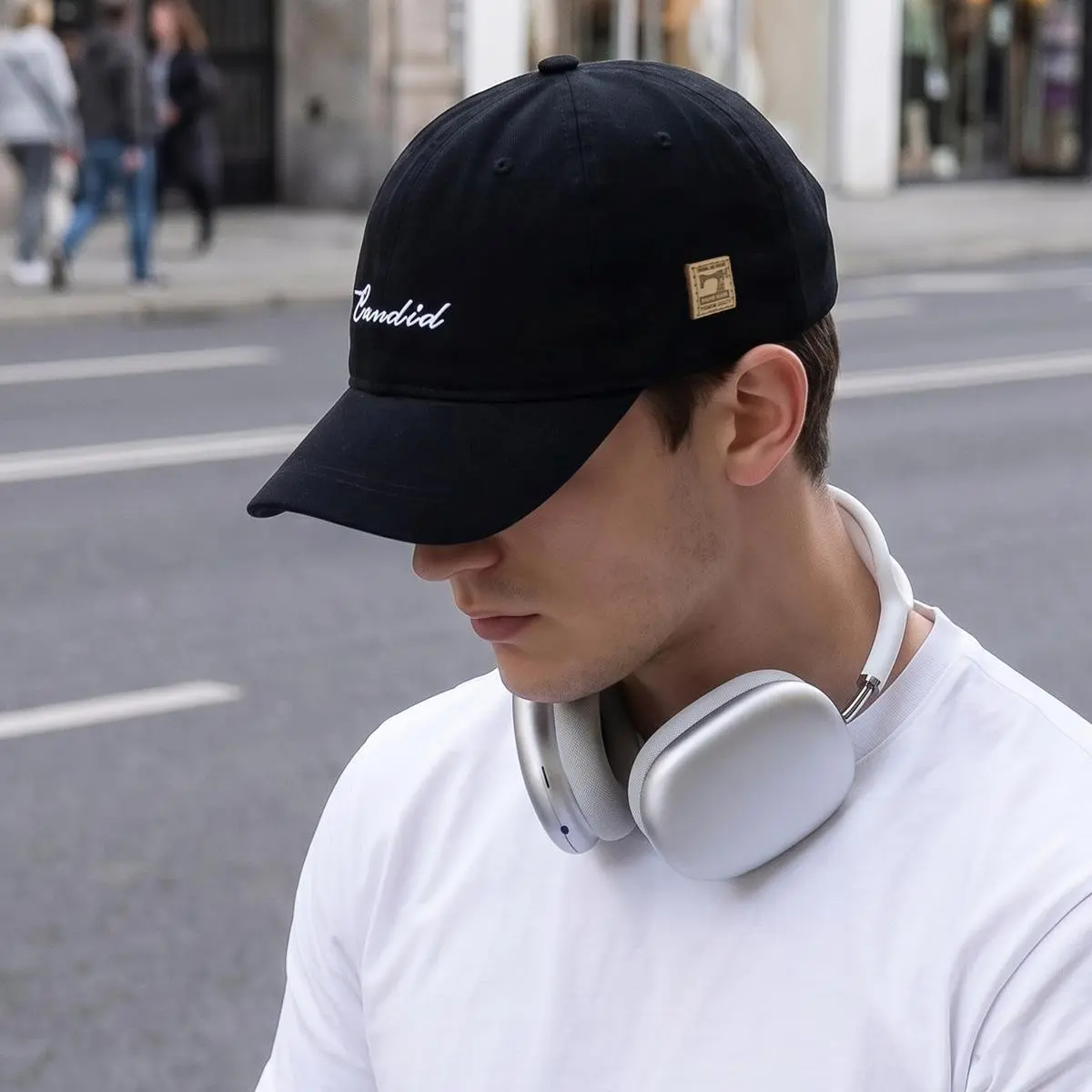Main Character Energy Vintage Short Brim Baseball Cap Baddie Vibe Embroidered Candid Dad Hat Y2K Viral Streetwear Effortless Glamour Adjustable Headwear