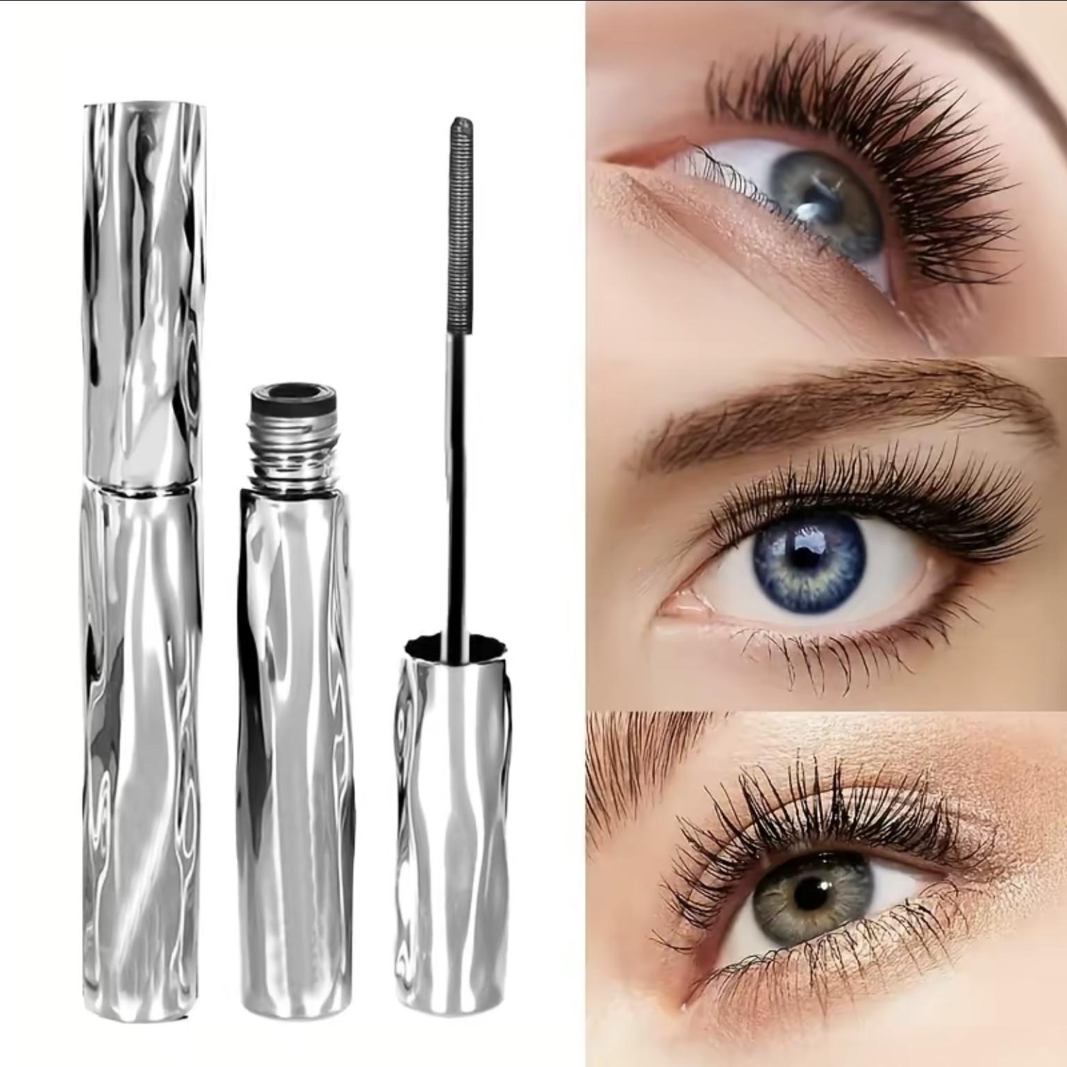 Curl and Lengthen Mascara Steel Tube Mascara,Free eyelash curler–Waterproof quick-drying curling mascara,Special Spiral Brush Head,Easy to Apply,Long-Lasting Volumizing Eyelash,can create long,thick,three-dimensional long-lasting eyelashes,girl's favorite Curl and Lengthen Mascara Steel Tube Mascara,Free eyelash curler–Waterproof quick-drying curling mascara,Special Spiral Brush Head,Easy to Apply,Long-Lasting Volumizing Eyelash,can create long,thick,three-dimensional long-lasting eyelashes,girl's favorite