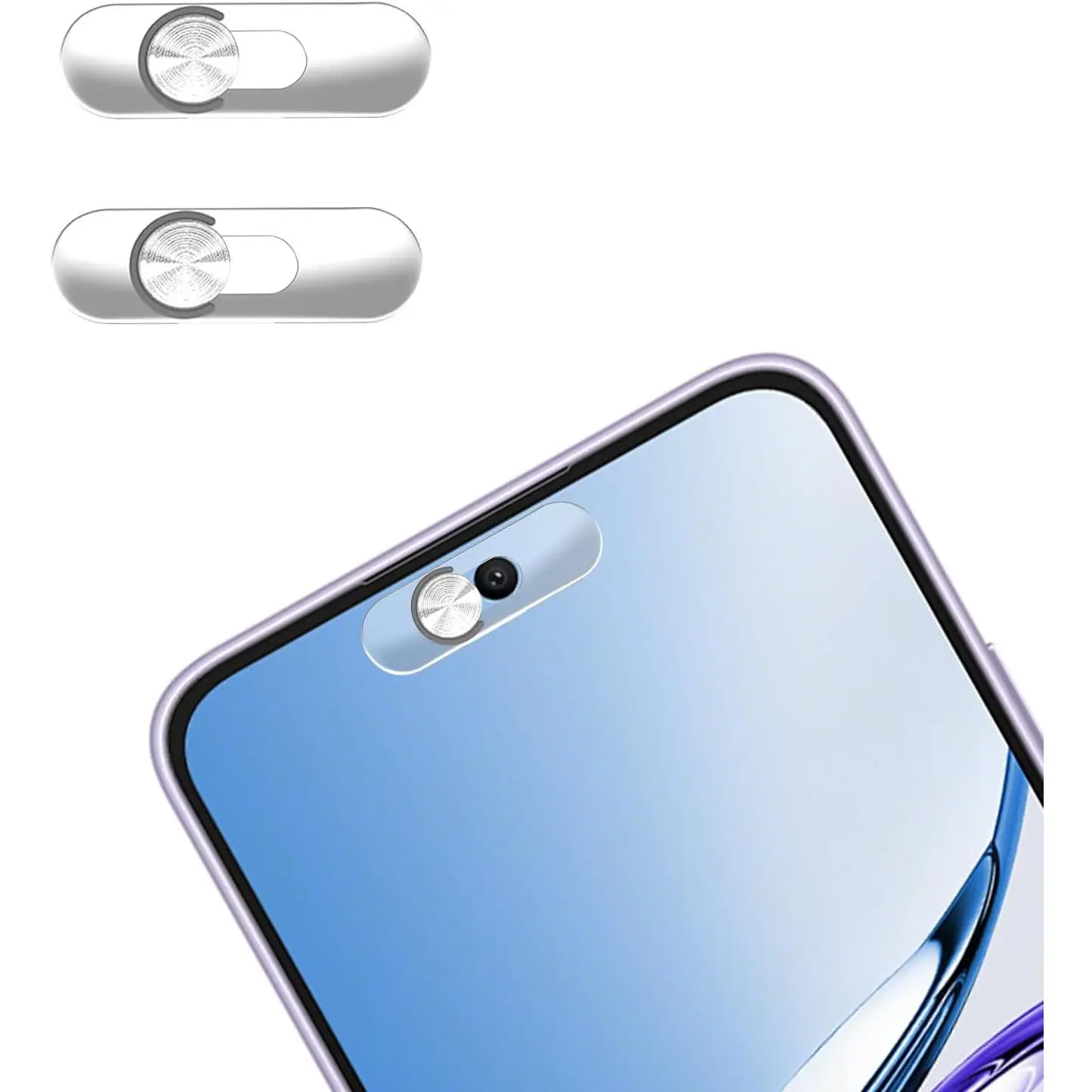Front Camera Cover,Smartphones Webcam Cover Protect , Camera  Covers Compatible for Galaxy, Pixel & iPad, Android  Protection Slide, 2 Pack-