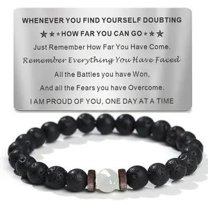 Sobriety Gifts for Men Women Sober Anniversary Month & Year NA Recovery Addiction Gifts Alcoholics Anonymous Milestone AA Cards Beaded Bracelets Valentines Day Easter Christmas Gifts for HimGift.