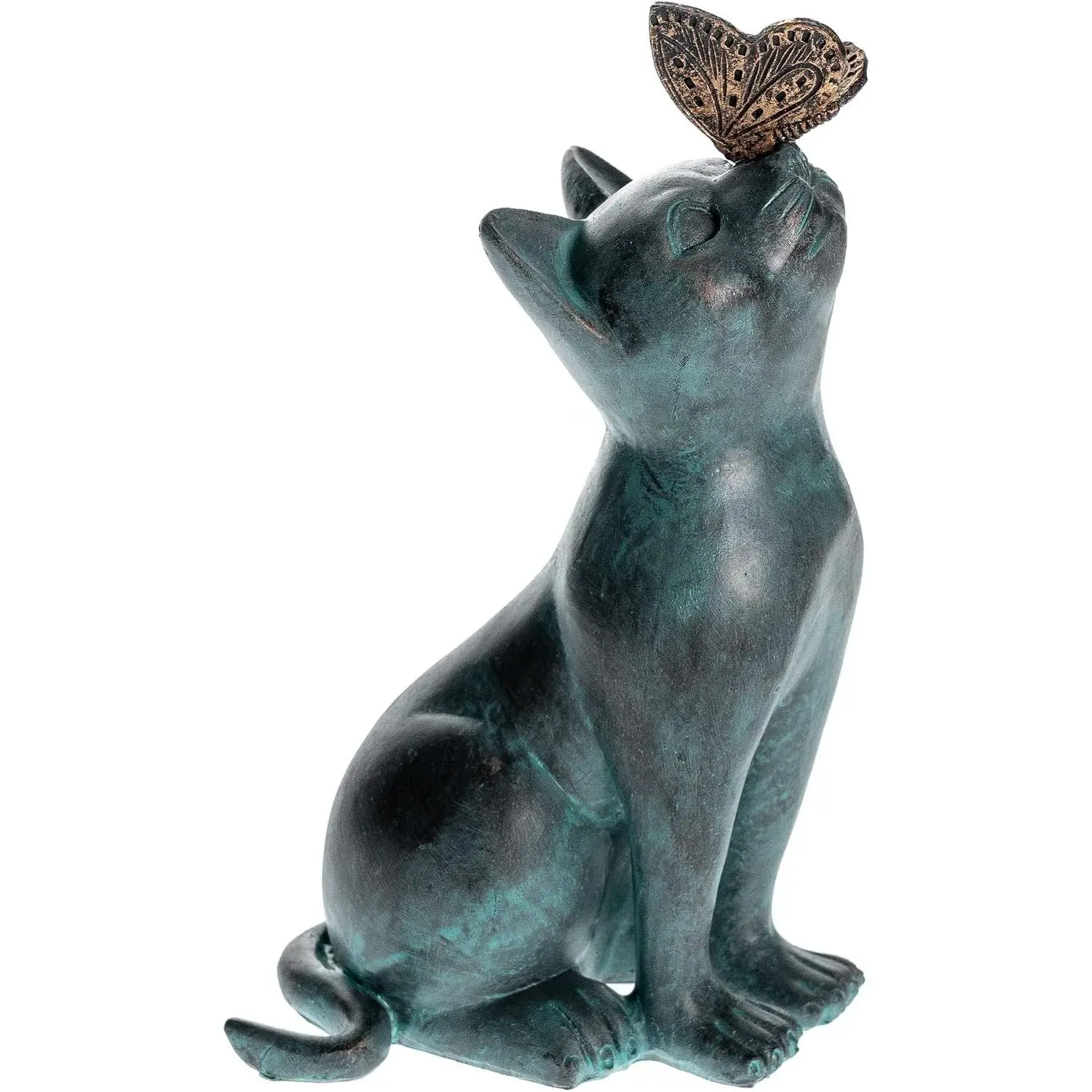 Cat Memorial Butterfly Figurine, Pet Memorial Statue Gift | Cat Statue, Pet Memorial Gifts