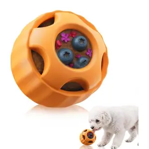 Interactive Dog Treat Dispenser Toy, Cognitive Puzzle for Brain Stimulation, Dishwasher Safe, Keeps Dogs Busy, Suitable for Small and Large Dogs