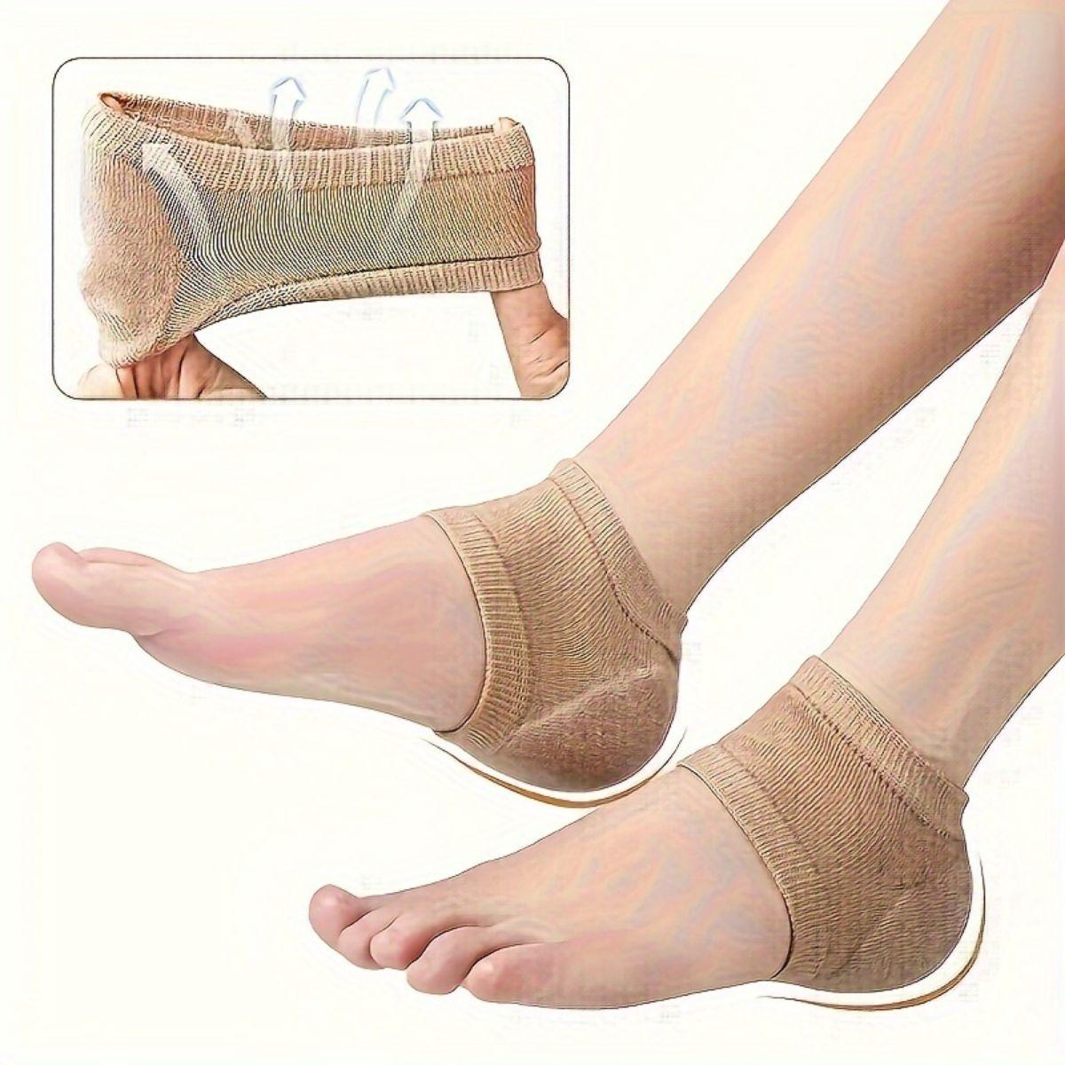 2pcs Silicone Heel and Foot Support - Provides support for ankles caused by long-term standing, providing comfortable walking assistance. for ankle soles