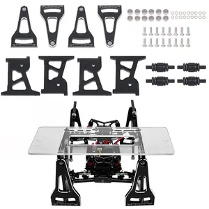 1/28 RC Car Calibration System, Precision Height and Camber Adjustment Tool, Adjustable Suspension Tuning Station, Professional Kit for 1/24 LOSI Micro-B On-Road Drift Racing Mini Cars