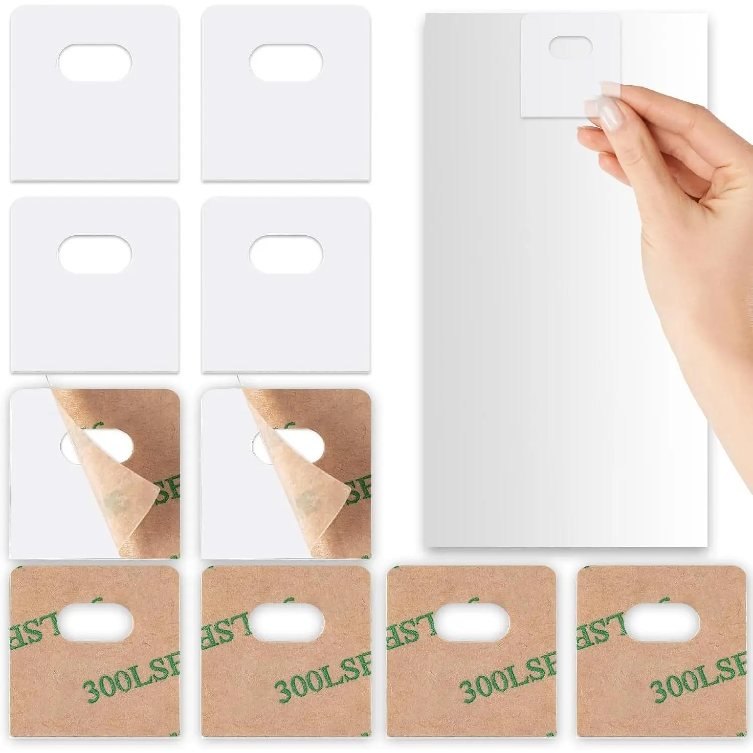 36 count Vertical Blind Repair Tabs Clear Vertical Blinds  Slats Panels Self-Adhesive Blinds  Fixers Window Blinds Repair