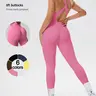Women's Seamless Ribbed Athletic Jumpsuit, Sporty Cross-Strap Jumpsuit with Removable Pads, Durable High-Stretch Fabric, Activewear Sportswear Jumpsuits