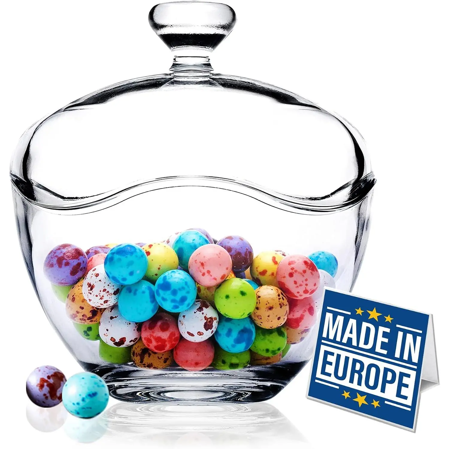13.5 oz Glass Candy Jars for Candy Buffet with Lid, Cookie Jar,  Jar,  Storage Container