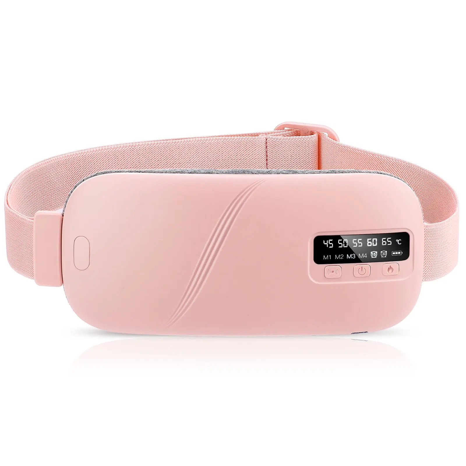 Menstrual Heating Pad Belt, Cordless Electric Waist Belt, Warming Abdominal Massager with Vibration