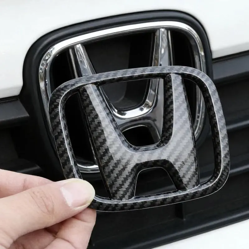 ABS Honda H Logo Emblem Badge for Front Grille Rear Trunk Steering Wheel Fit Civic Accord CR-V Fit XR-V Odyssey Auto Accessories