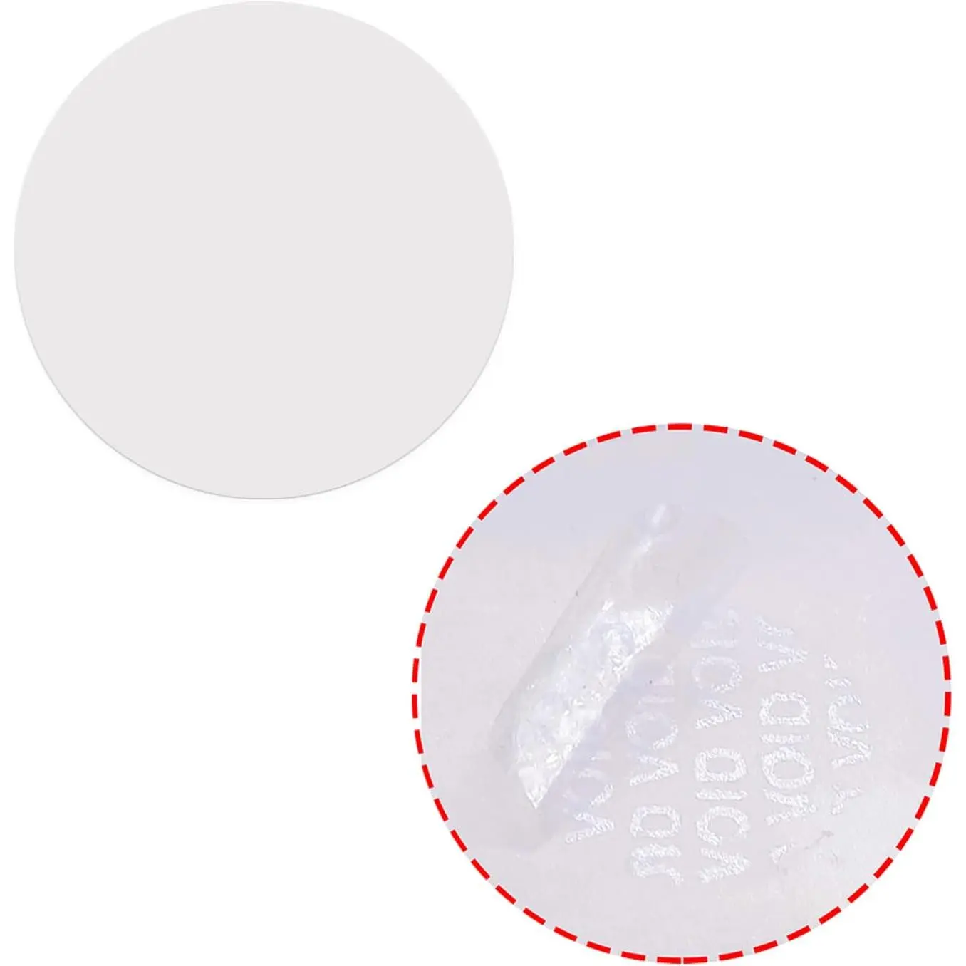 Transparent Blank Tamper Evident Labels  Clear Sealing Package Seal Self Adhesive  Warranty Void Tamper Proof Stickers (100pcs Round)