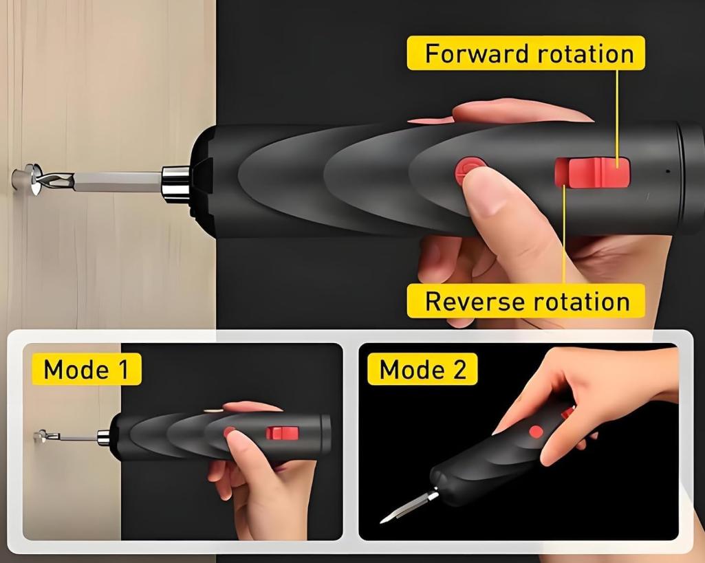 Cordless Screwdriver Electric Screwdriver with Multiple Specifications Portable Power Tool for DIY Crafts Home Use